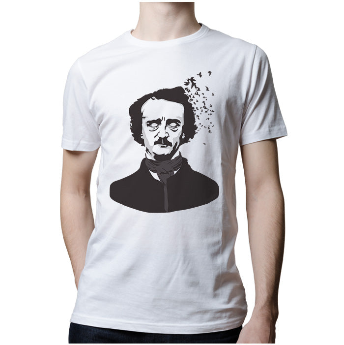Ropa: Playera Unisex Edgar Allan Poe y otros diseños de artistas Ilustración Personajes