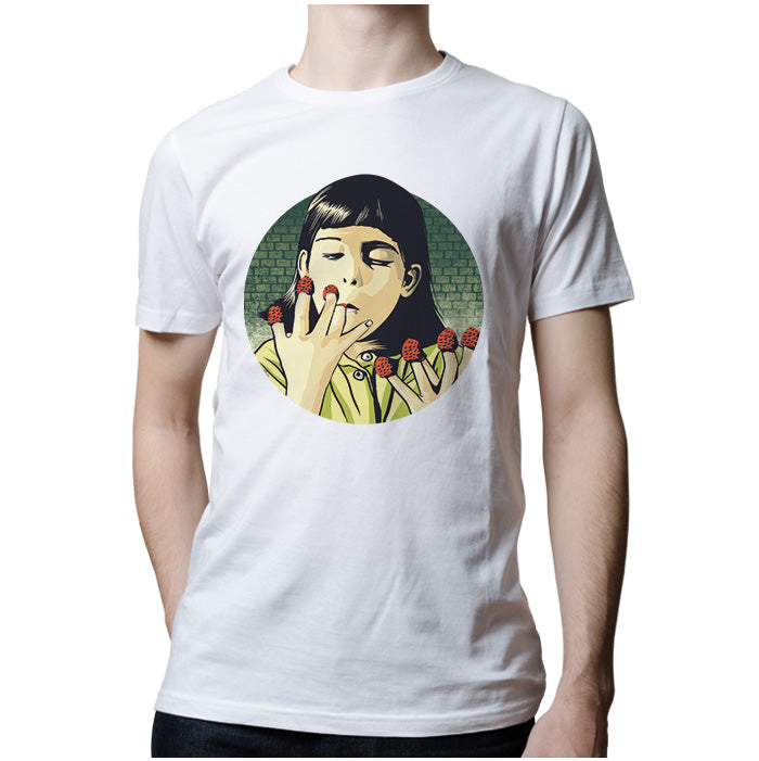 Ropa: Playera Unisex Película de Amelie Personajes Ilustración