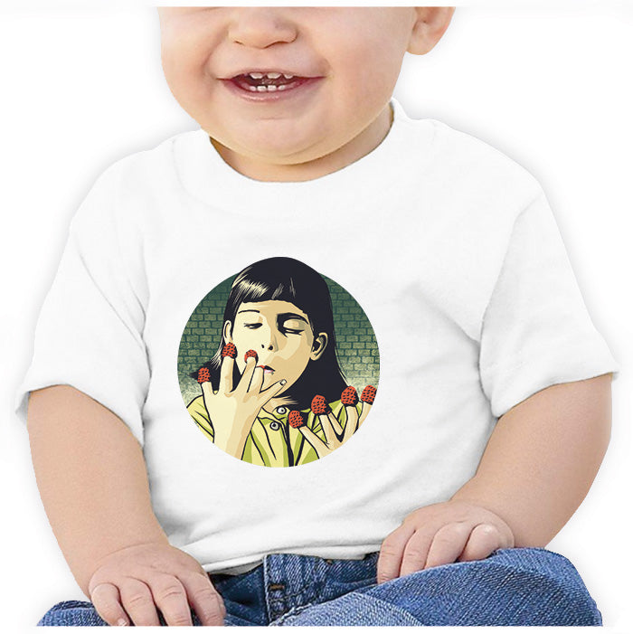 Ropa: Playera Bebé Película de Amelie Personajes Ilustración