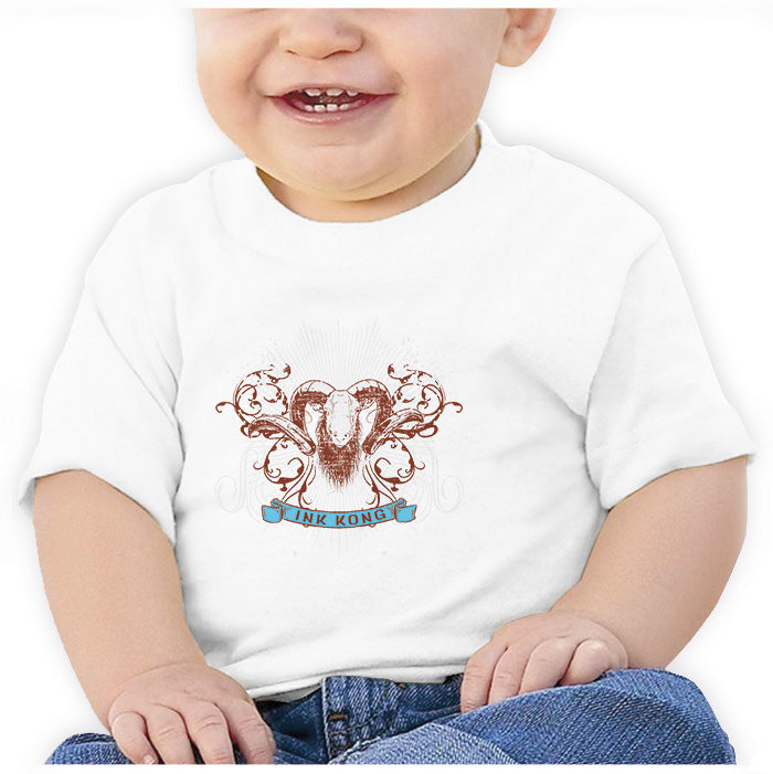 Ropa: Playera Bebé Ink Kong Animales Moda