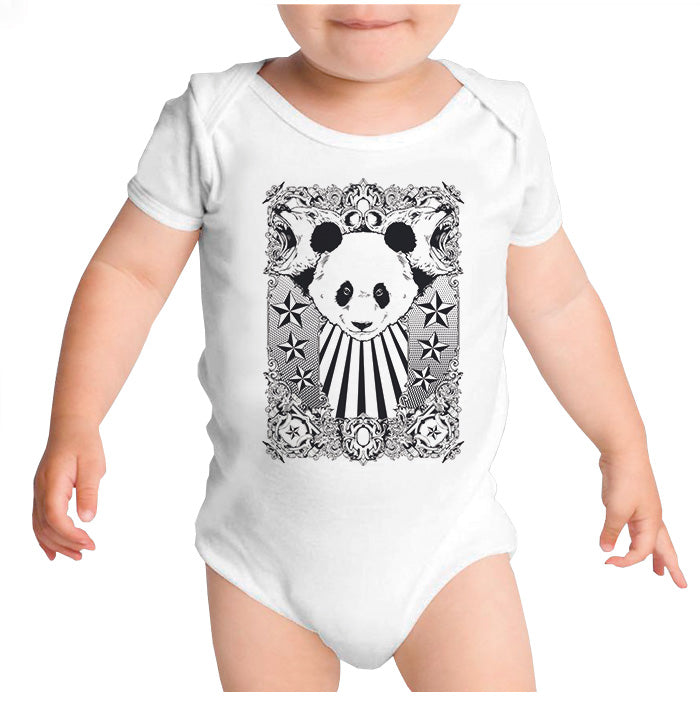 Ropa: Pañalero Body Bebé Panda Hipster Moda Animales