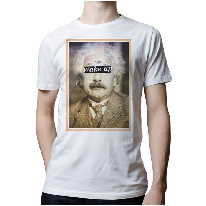 Ropa: Playera Unisex Albert Einstein Fotografía Geek