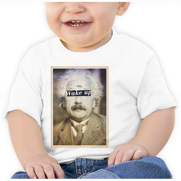 Ropa: Playera Bebé Albert Einstein Fotografía Geek