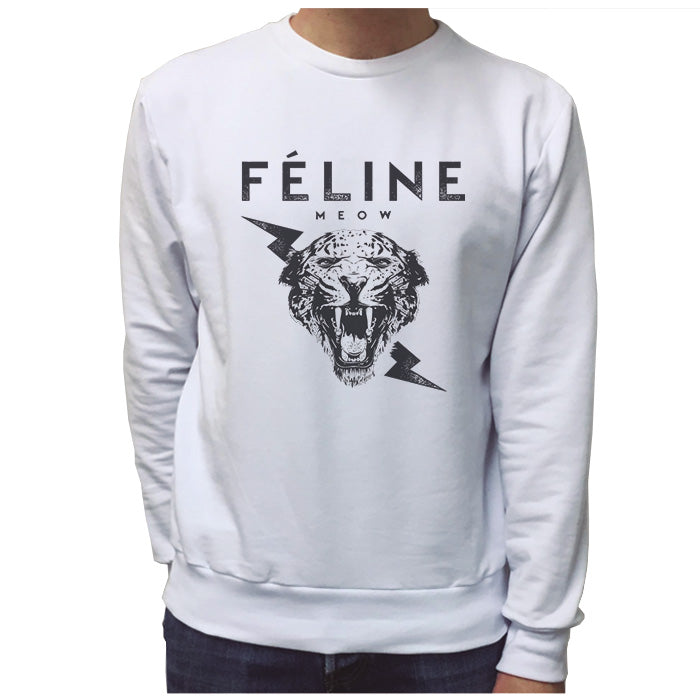 Ropa: Sudadera Unisex Felino Moda Animales