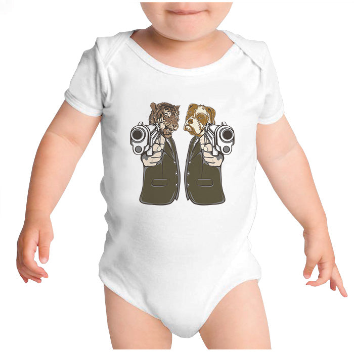 Ropa: Pañalero Body Bebé Mafia Animales Moda