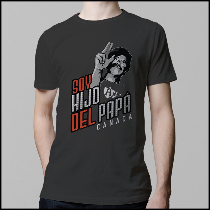 Ropa: Playera Unisex Hijo del papá (Borrachos Que Dan Risa) Humor Geek