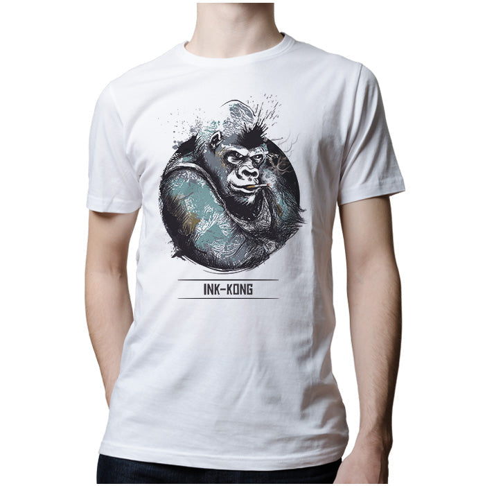 Ropa: Playera Unisex Ink Kong Animales Moda