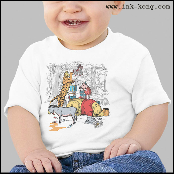 Ropa: Playera Bebé Winnie The Pooh Borracho Humor Tv y Cine