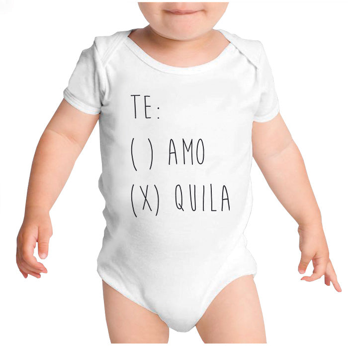 Ropa: Pañalero Body Bebé Frases de humor y diseños de artistas independientes Tequila Frases Humor