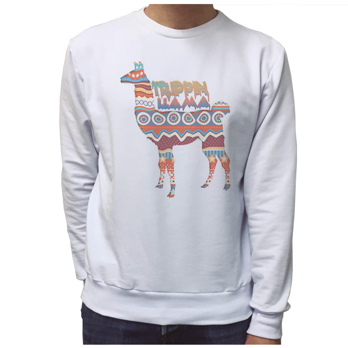 Ropa: Sudadera Unisex Llamas  Humor Animales