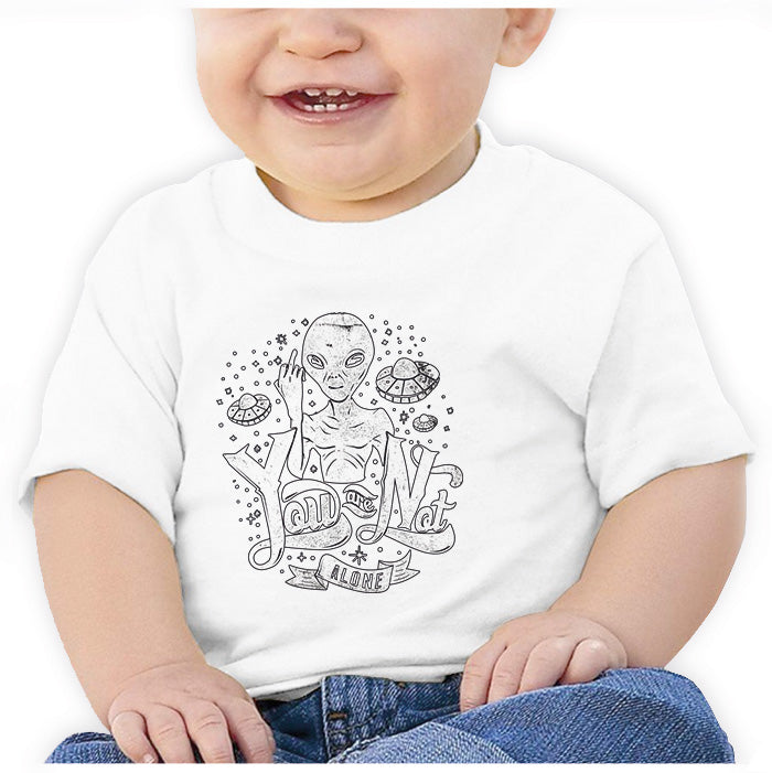 Ropa: Playera Bebé Aliens Moda Espacio