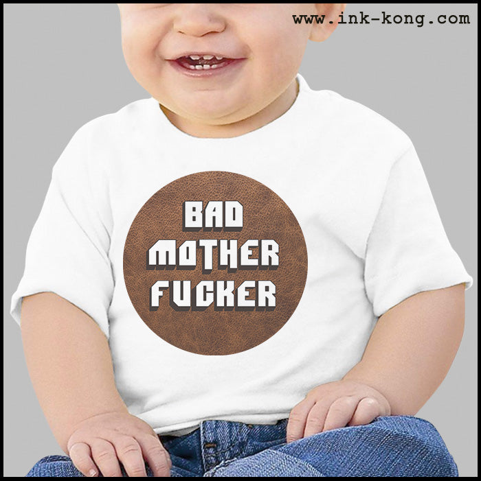 Ropa: Playera Bebé Pulp Fiction Tarantino Bad Mother Fucker Tv y Cine Personajes