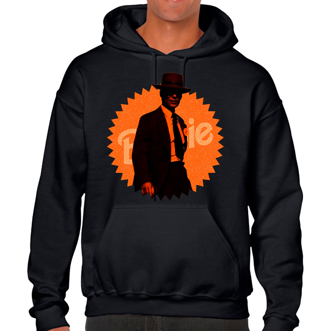Ropa: Hoodie Unisex diseño de barbie, openheimer, pelicula TV y Cine Humor