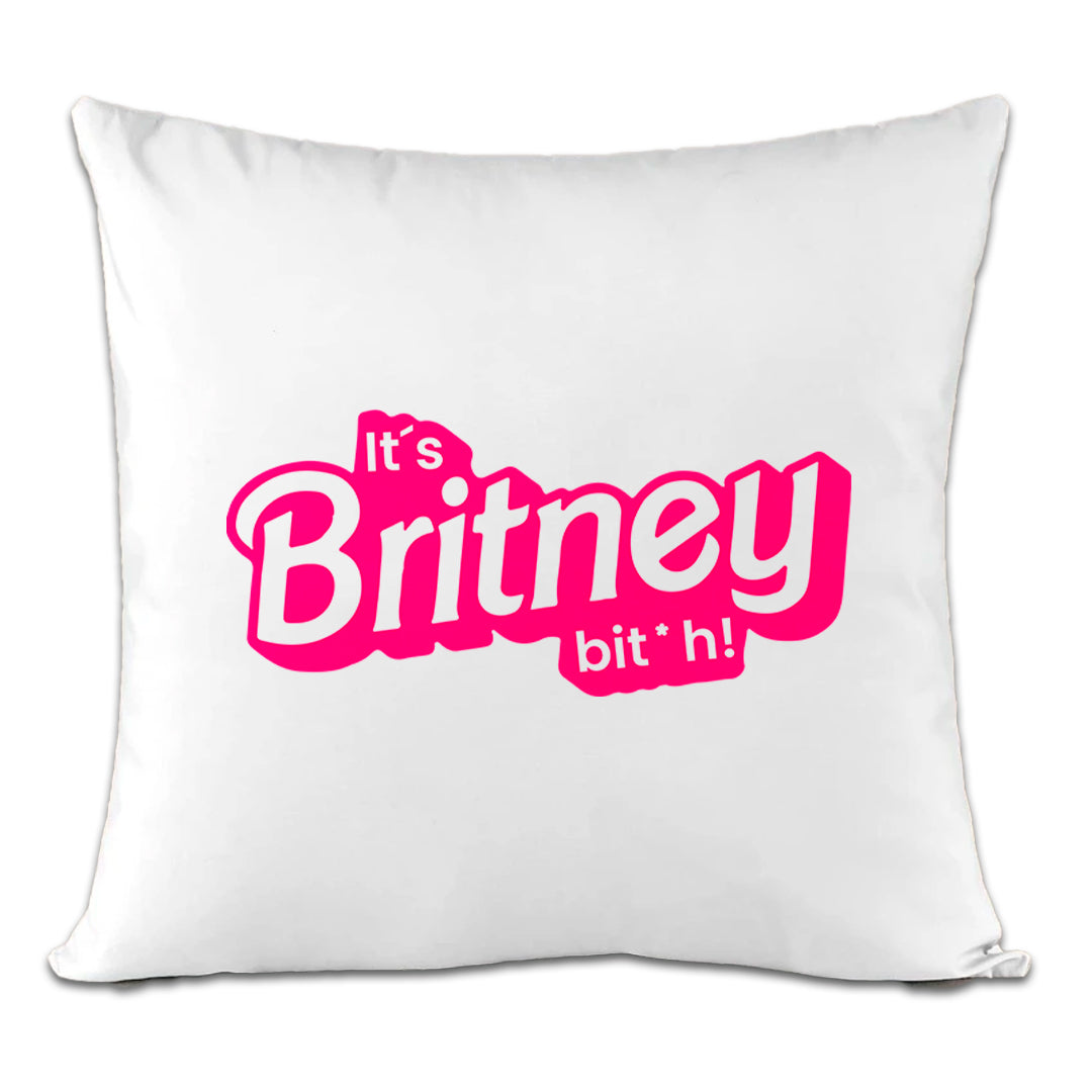 Accesorios: Cojín Decorativo diseño de barbie, britney, its brtney bitch, ,mattel TV y Cine Humor