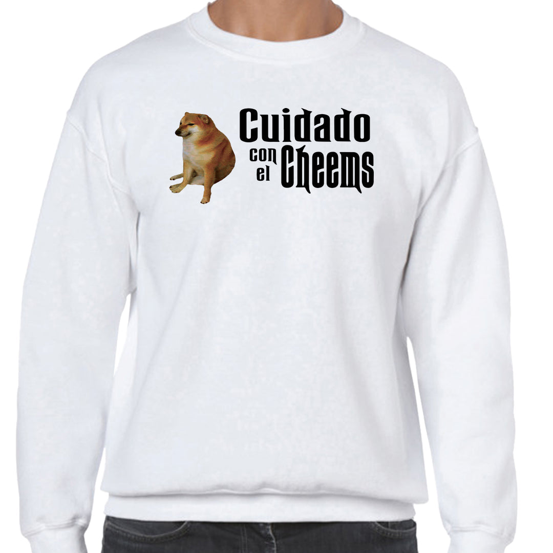 Ropa: Sudadera Unisex Perro Cheems Animales Moda