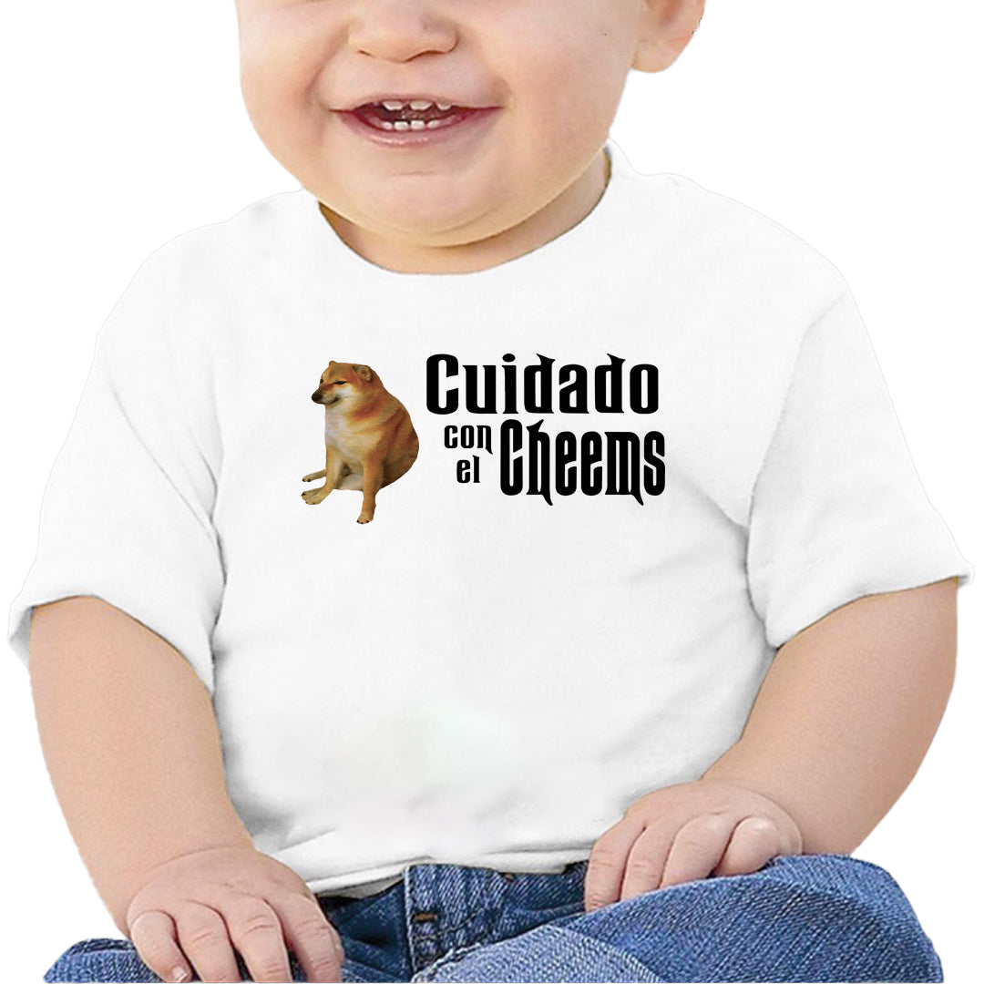 Ropa: Playera Bebé Perro Cheems Animales Moda