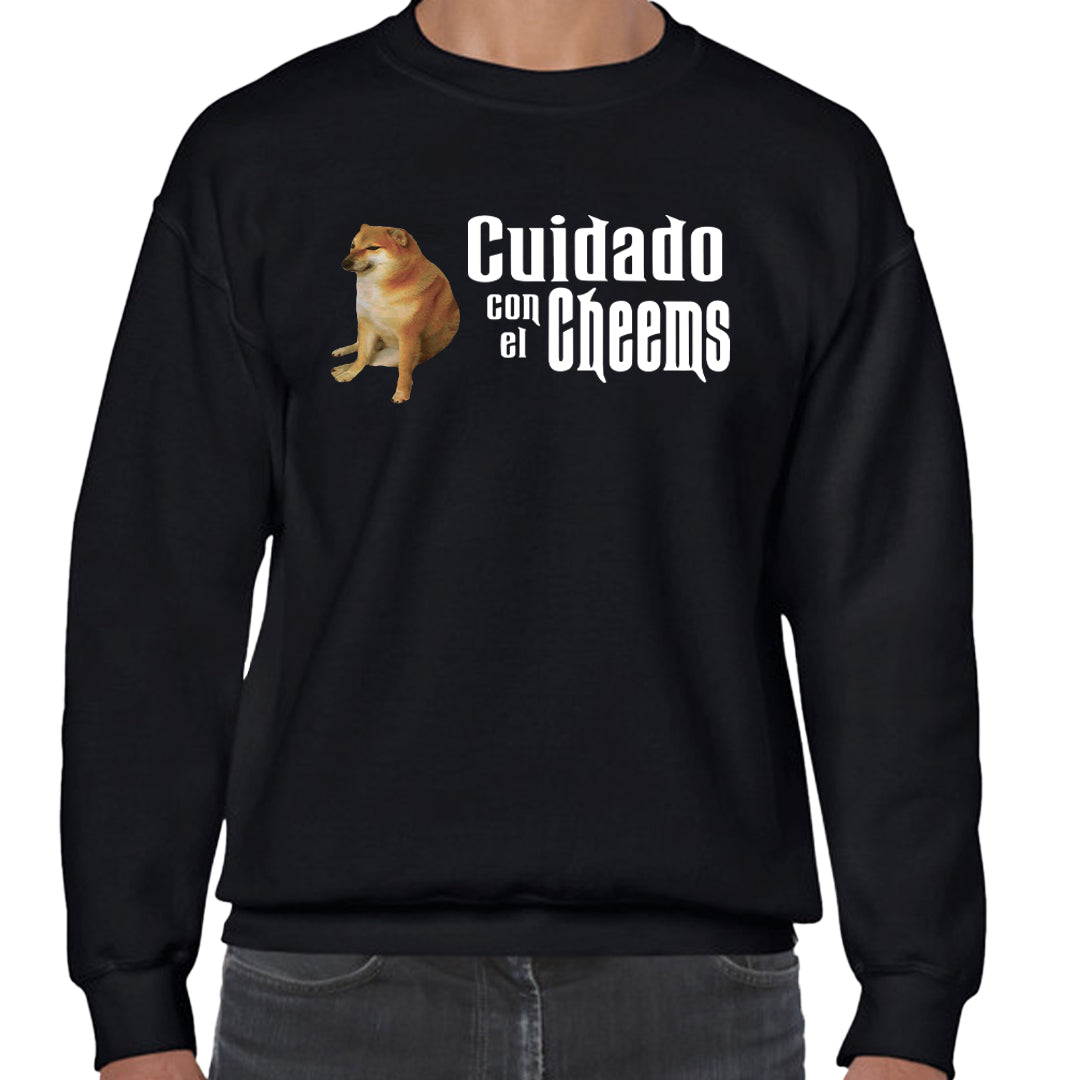 Ropa: Sudadera Unisex Perro Cheems Animales Moda