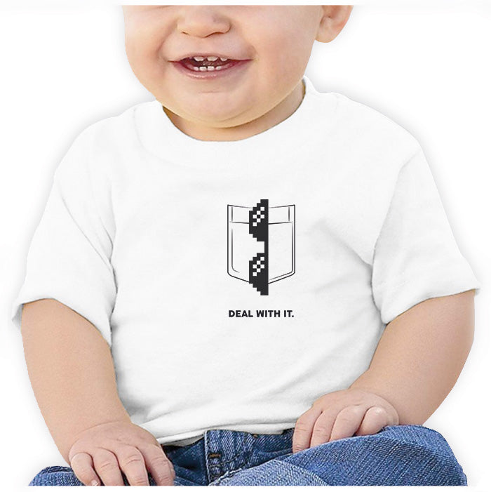 Ropa: Playera Bebé Diseños de deal with it, turn down for what, boss, soy un chingón en México. Geek Humor