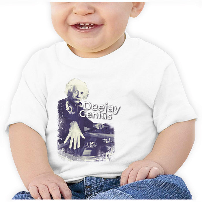 Ropa: Playera Bebé Dj y fiesta geek Personajes Fotografía