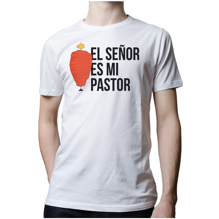 Ropa: Playera Unisex Diseños de frases divertidas, tacos, pastor, tacos de pastor en México. Ilustración Humor