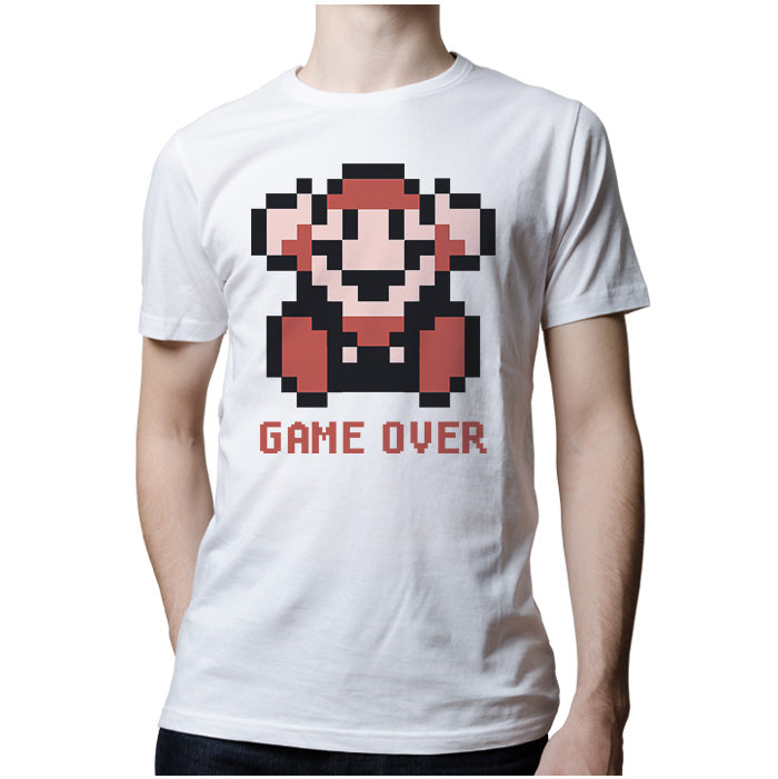 Ropa: Playera Unisex Mario Bros Pixeleado y otros videojuegos Personajes Tv y Cine