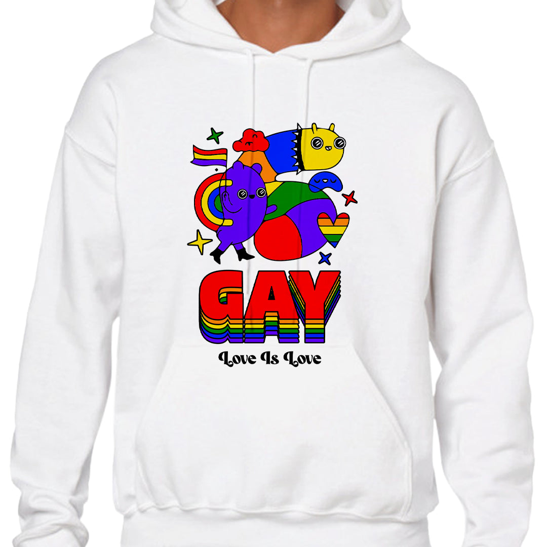 Ropa: Hoodie Unisex diseños de playeras lgbt, pride, orgullo, gay, lesbianas Pride LGBT