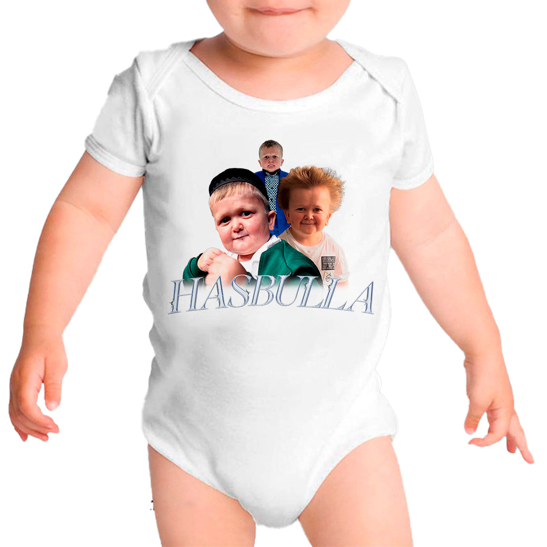 Ropa: Pañalero Body Bebé diseño de playera, hasbulla, the king Ilustracion Humor