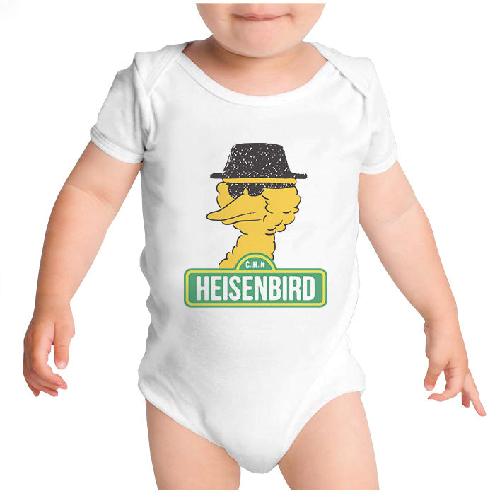 Ropa: Pañalero Body Bebé Breaking Bad y Big Bird Humor Tv y Cine