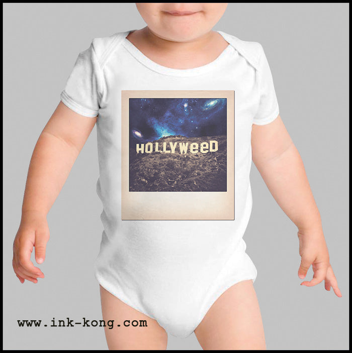 Ropa: Pañalero Body Bebé Hollywood y cultura stoner Pacheco Fotografía