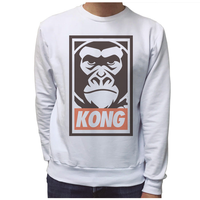 Ropa: Sudadera Unisex Ink-Kong (Obey Style) Moda Ilustración