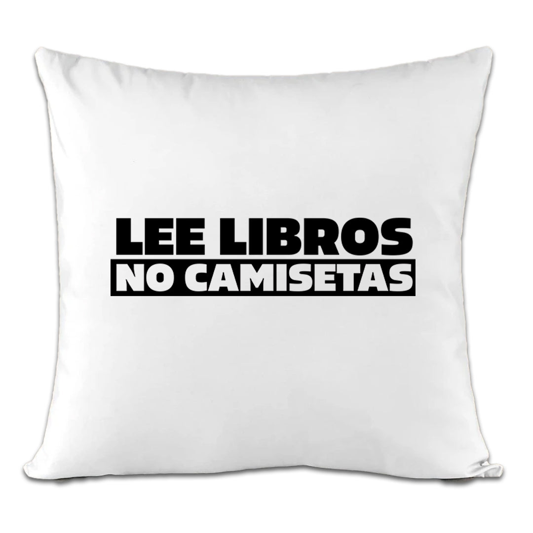 Accesorios: Cojín Decorativo lee libros, no camisetas, playera, libros, humor Humor Ilustracion