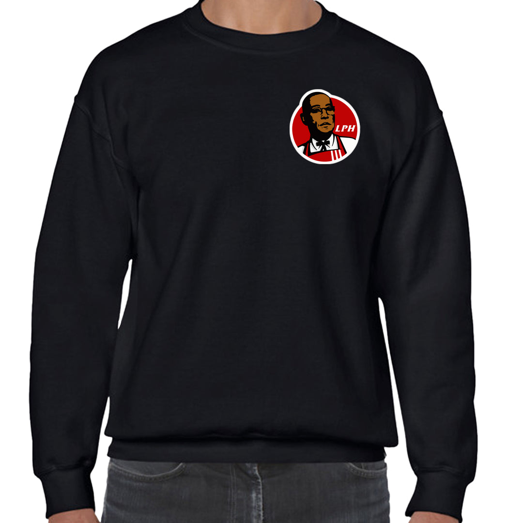 Ropa: Sudadera Unisex los pollos hermanos, breaking bad, gustavo fring, kfc Humor Ilustracion