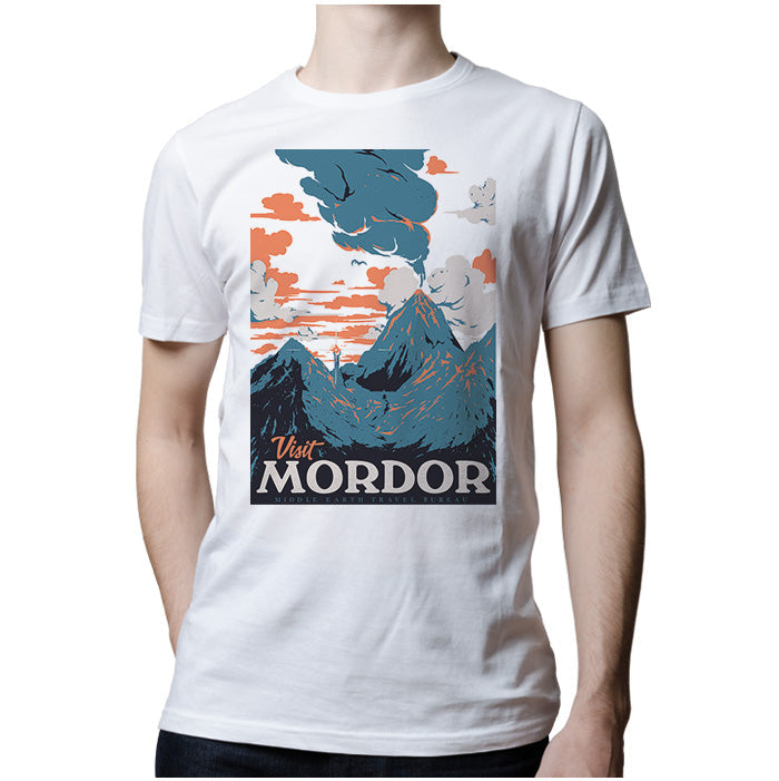 Ropa: Playera Unisex El señor de los anillos ilustración México y Legendarium Ilustración Geek