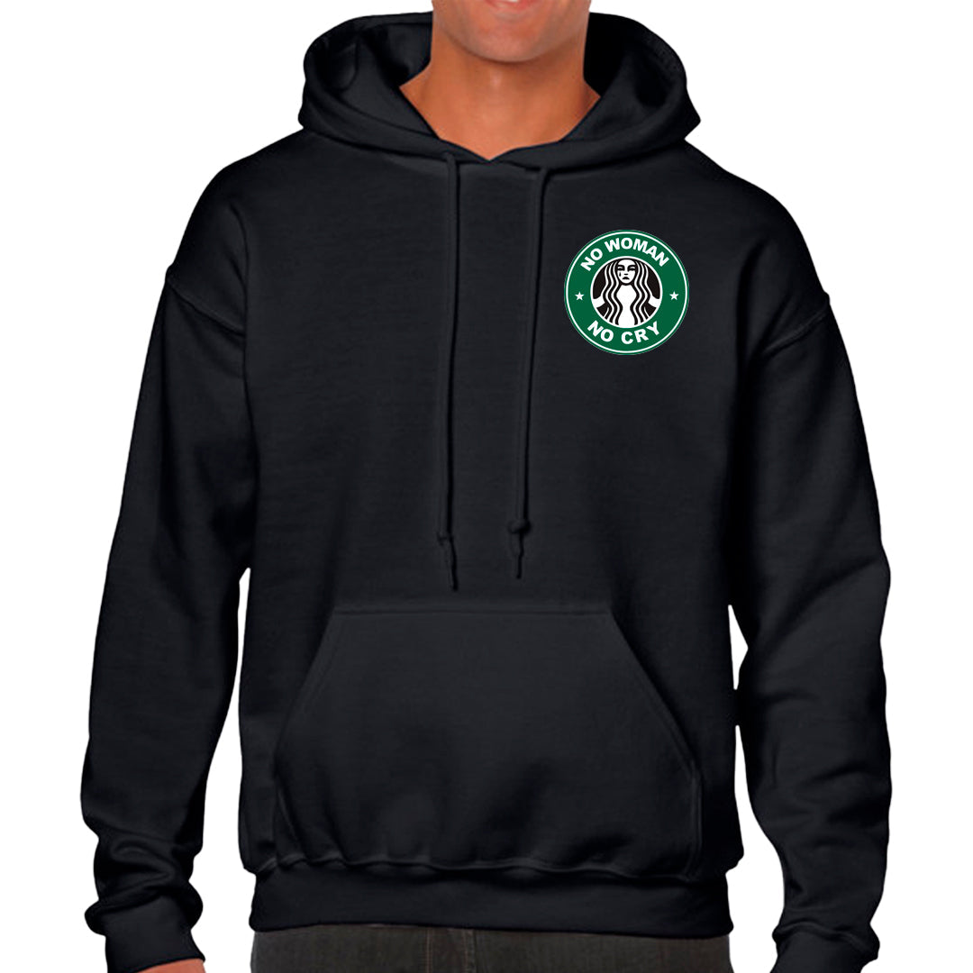 Ropa: Hoodie Unisex diseño de playeras de starbucks, sirena, trabajo Ilustracion Humor