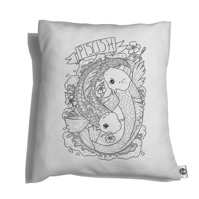 Accesorios: Cojín Decorativo Piscis y signos zodiacales. Ilustración Moda