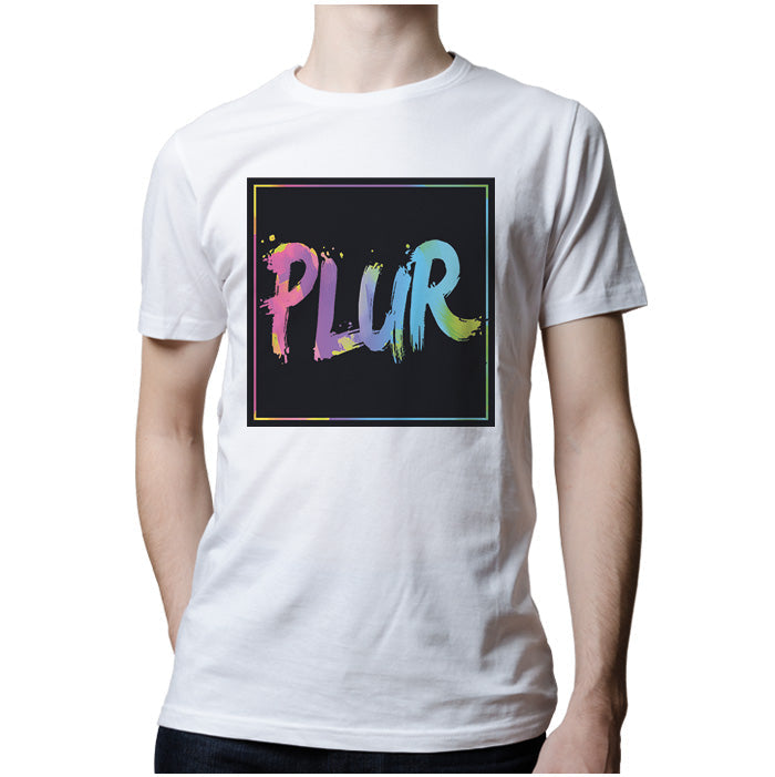 Ropa: Playera Unisex Diseños de PLUR, EDM, Peace, Love, Unity, Respect en México. Música 420