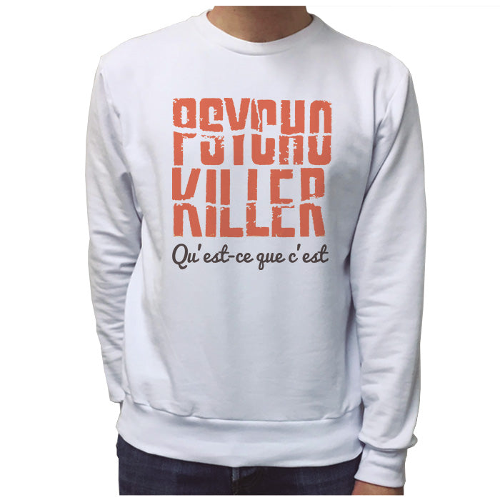 Ropa: Sudadera Unisex Talking Heads Psycho Killer Moda Frases