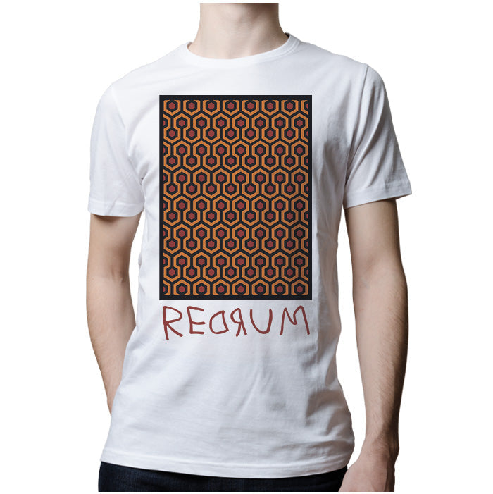 Ropa: Playera Unisex Diseños de The Shining, Redrum, Películas de culto, Stephen King en México Ilustración Tv y Cine