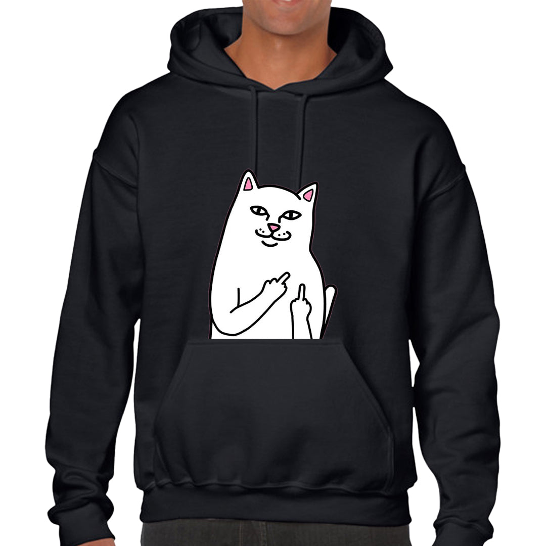 Ropa: Hoodie Unisex ripndip, gato, gracioso, personaje, dedo Humor Ilustracion