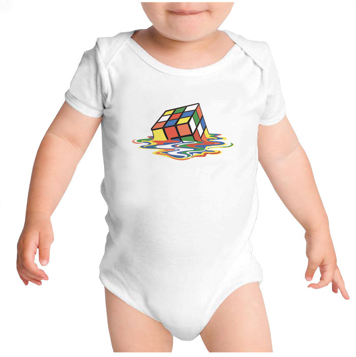 Ropa: Pañalero Body Bebé Diseños de rubik y Sheldon Cooper de The Big Bang Theory Ilustración Geek