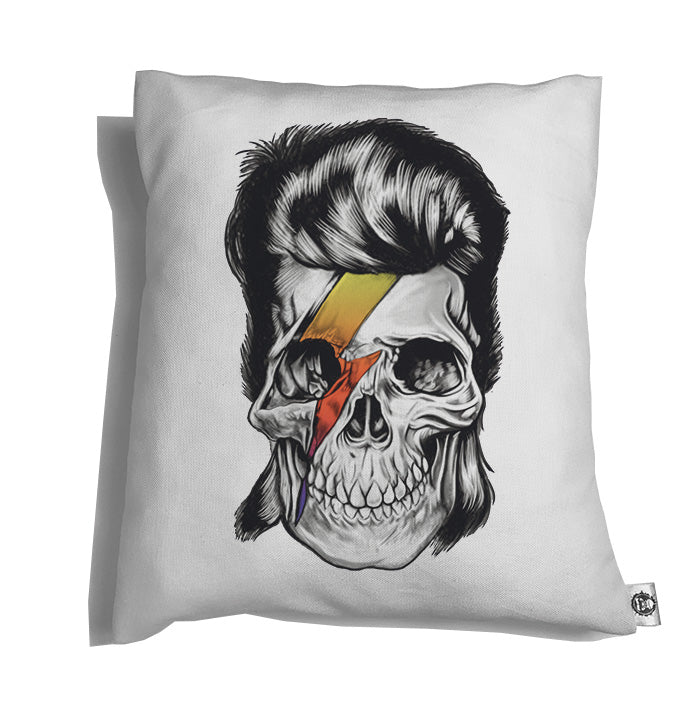 Accesorios: Cojín Decorativo David Bowie Calaca y más playeras de rock  Música Personajes