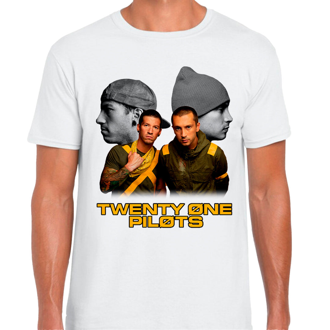 Ropa: Playera Unisex diseño de twenty one pilots, playera, musica, rock, band TV y Cine Humor