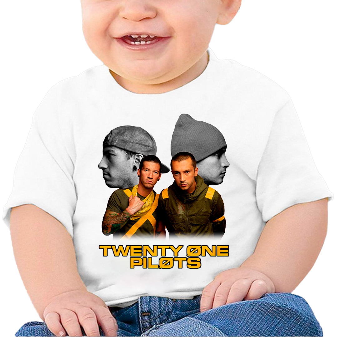 Ropa: Playera Bebé diseño de twenty one pilots, playera, musica, rock, band TV y Cine Humor