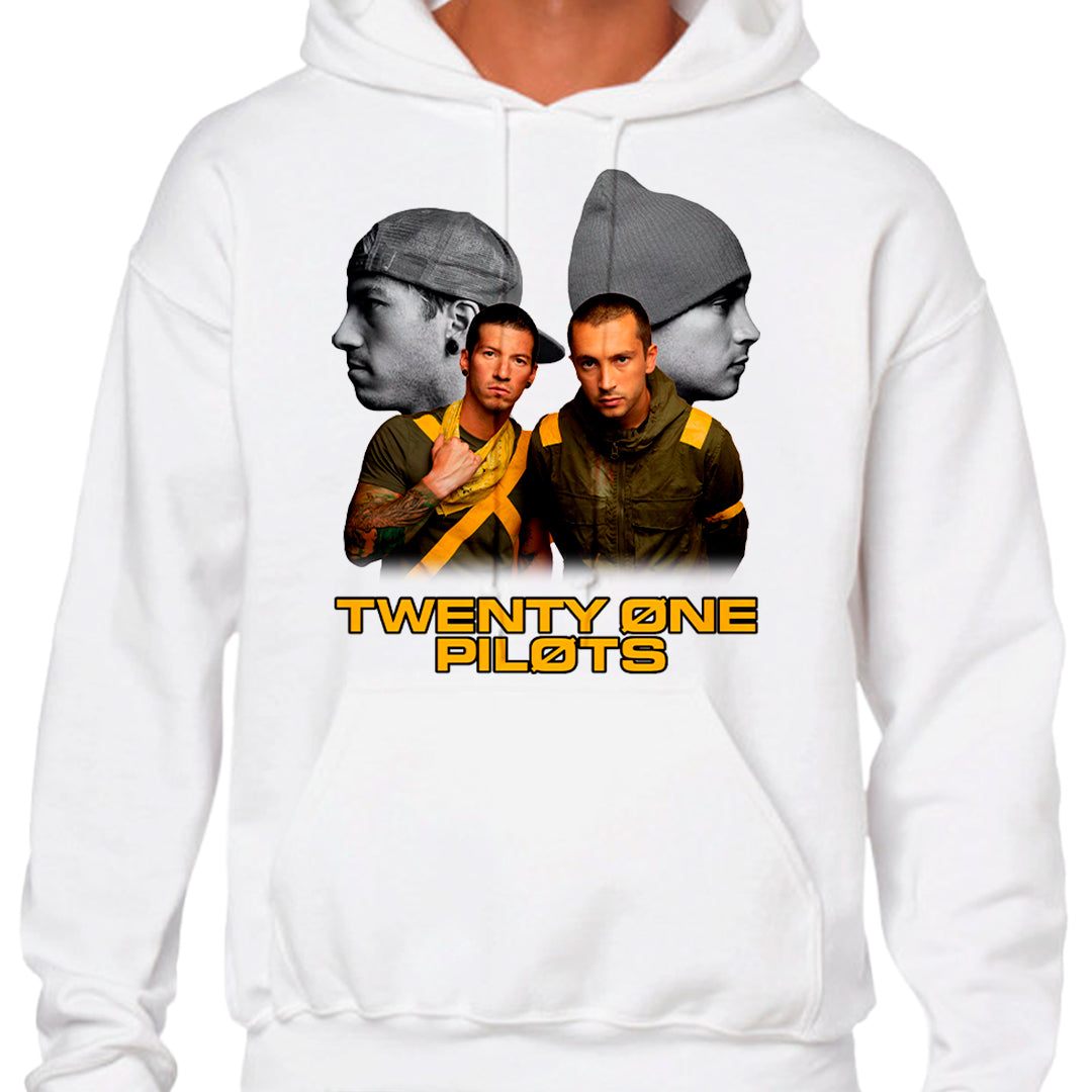 Ropa: Hoodie Unisex diseño de twenty one pilots, playera, musica, rock, band TV y Cine Humor