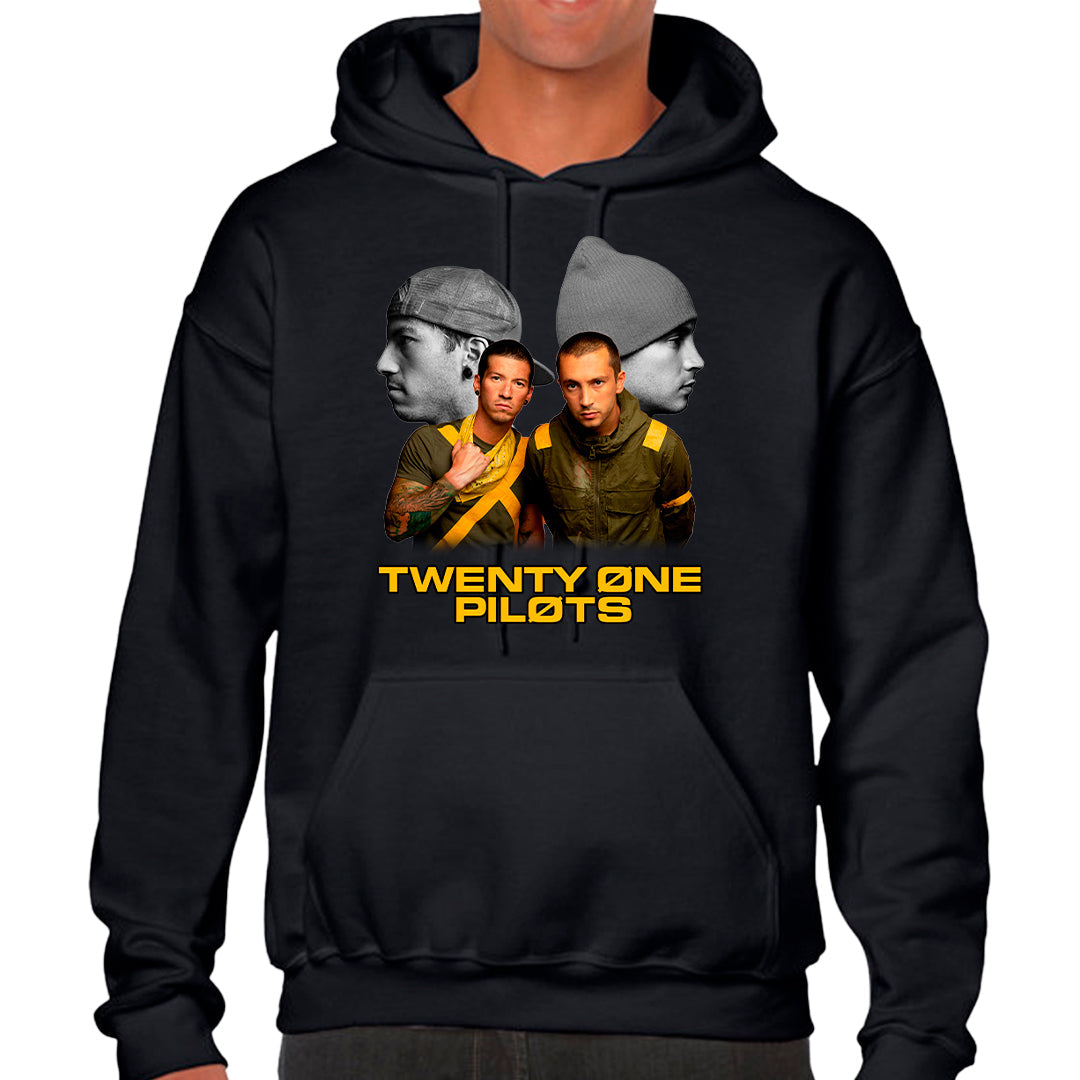 Ropa: Hoodie Unisex diseño de twenty one pilots, playera, musica, rock, band TV y Cine Humor