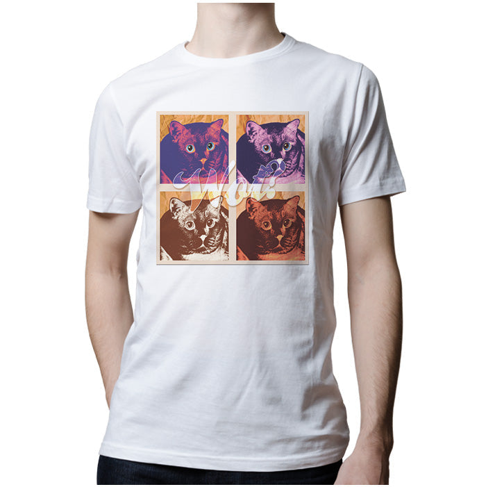 Ropa: Playera Unisex Gato lindo Cute Animales