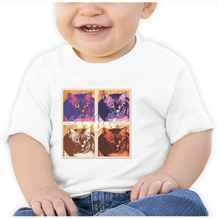 Ropa: Playera Bebé Gato lindo Cute Animales