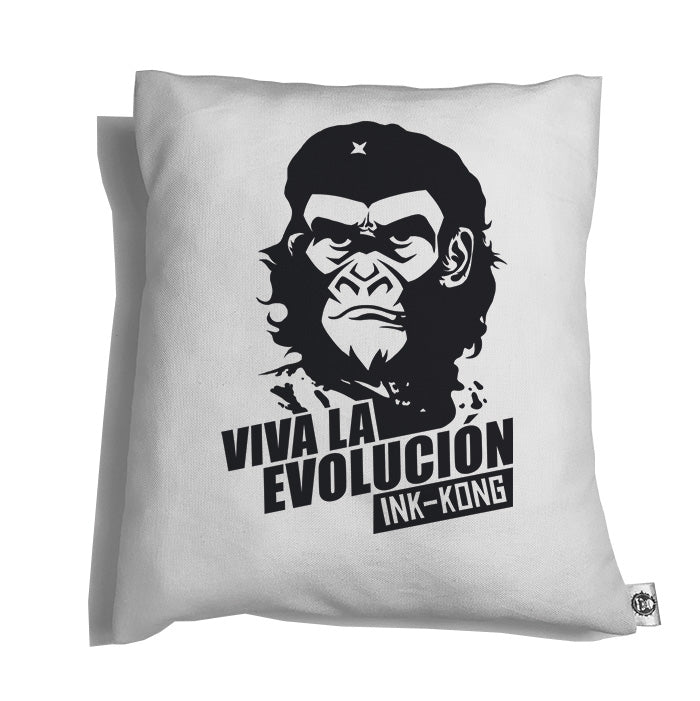 Accesorios: Cojín Decorativo Viva La Evolución INK KONG Humor Animales