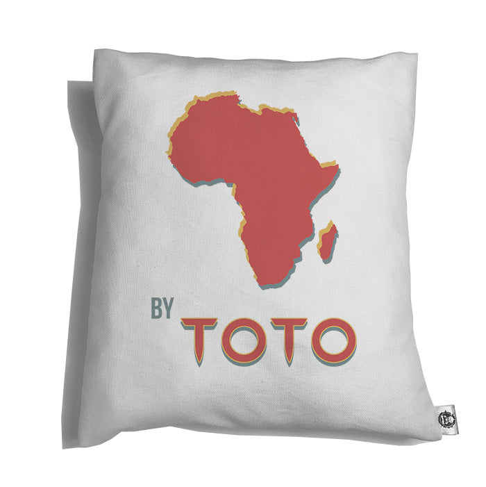 Accesorios: Cojín Decorativo Diseños de Toto, música de los 80s, leyendas musicales, Africa en México Ilustración Moda