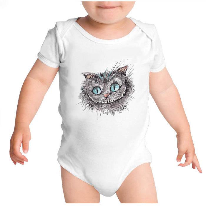 Ropa: Pañalero Body Bebé Alicia en el pais de las maravillas, el sombrero loco, el gato de alicia Moda Tv y Cine